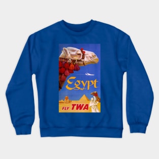 Vintage Travel Poster - Egypt Crewneck Sweatshirt